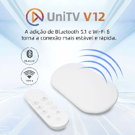 Receptor UniTv V12 Cast 8K Vital�cio